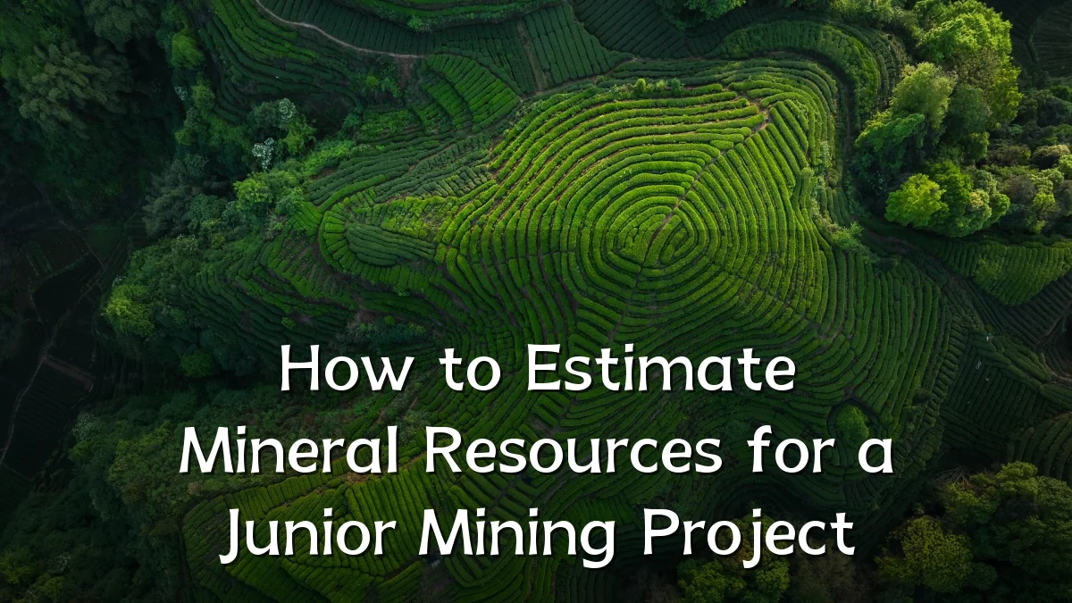 How to Estimate Mineral Resources for a Junior Mining Project