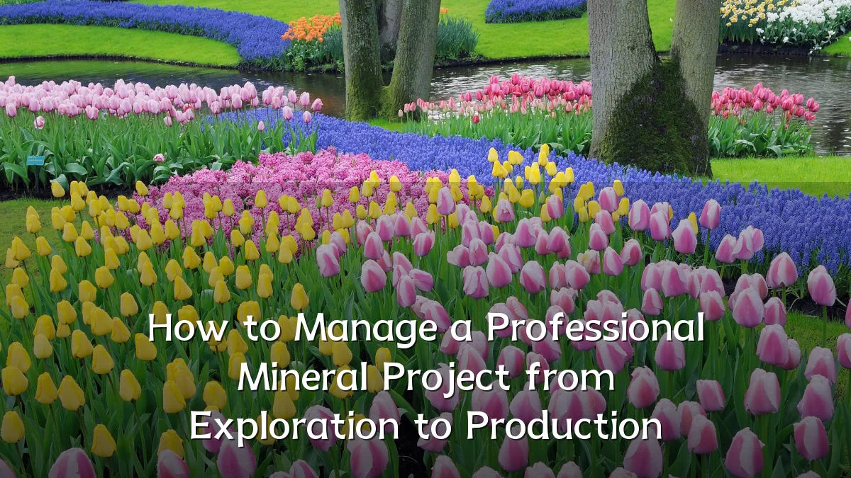 How to Manage a Professional Mineral Project from Exploration to Production
