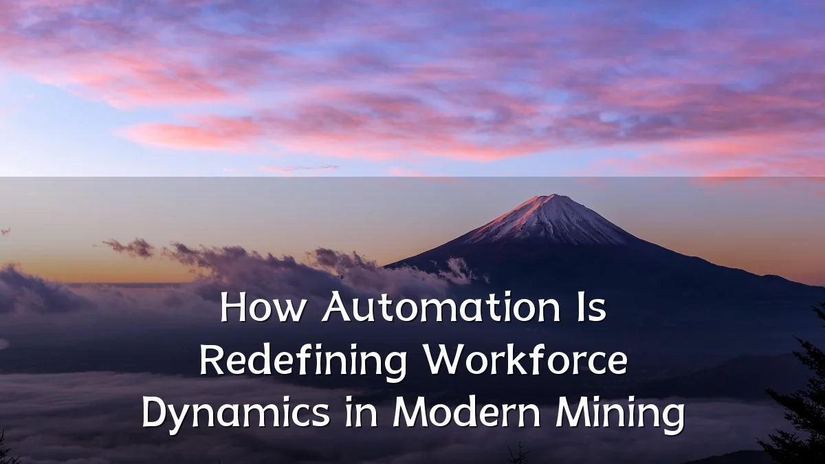 How Automation Is Redefining Workforce Dynamics in Modern Mining
