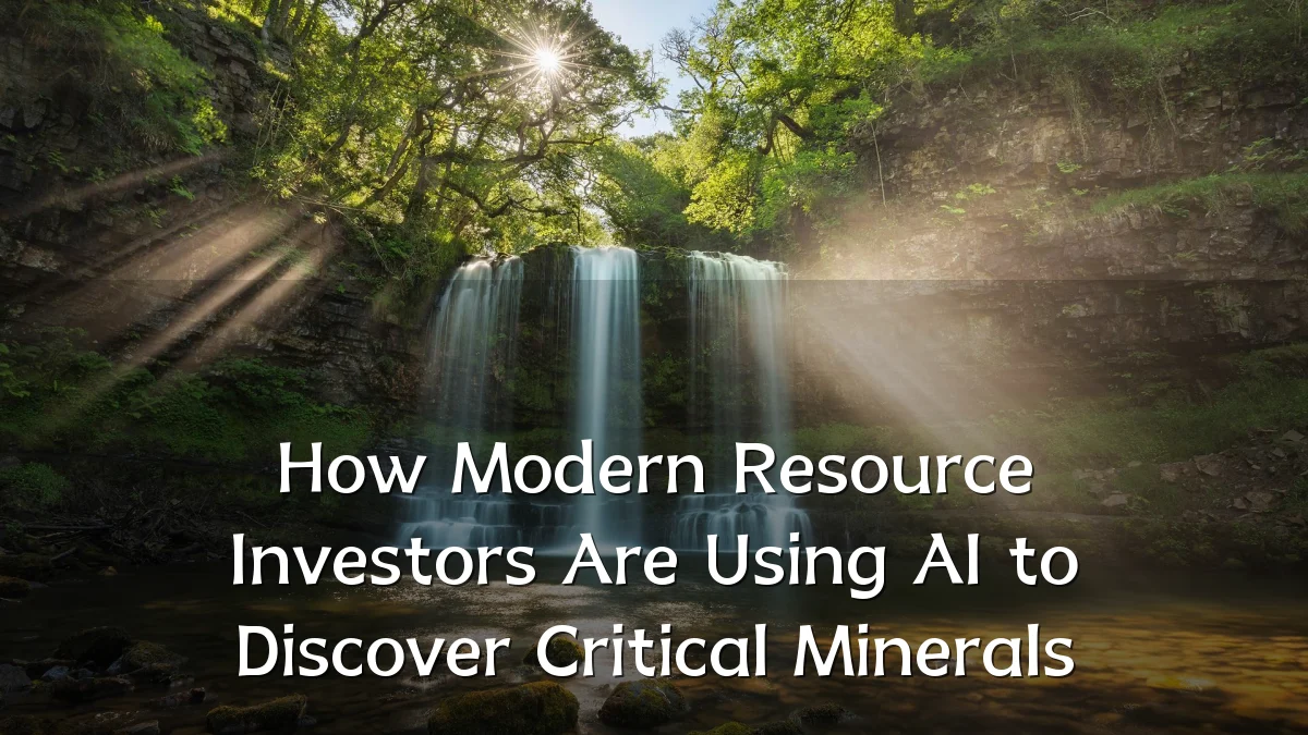 How Modern Resource Investors Are Using AI to Discover Critical Minerals