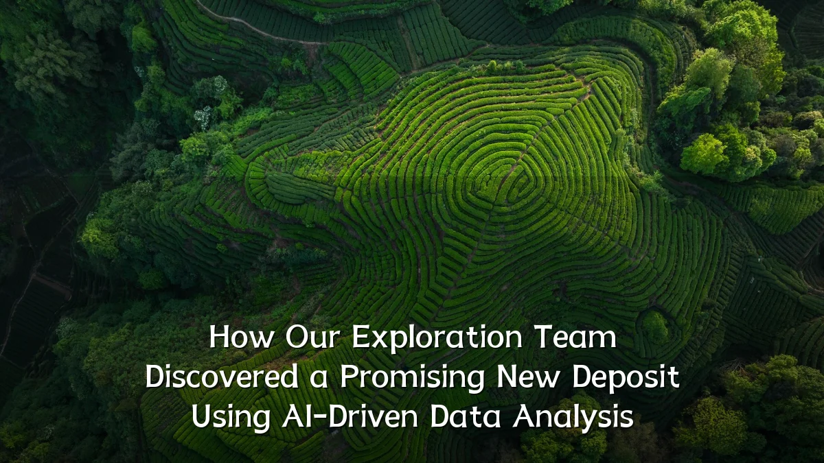 How Our Exploration Team Discovered a Promising New Deposit Using AI-Driven Data Analysis