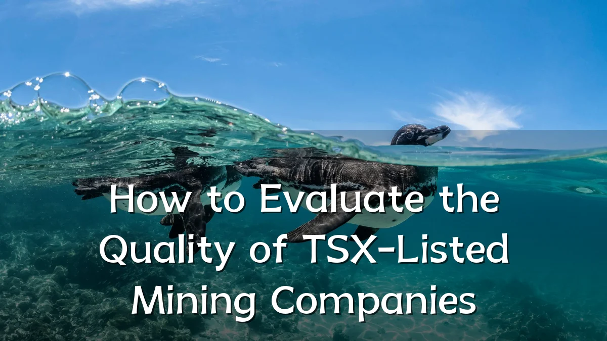 How to Evaluate the Quality of TSX-Listed Mining Companies