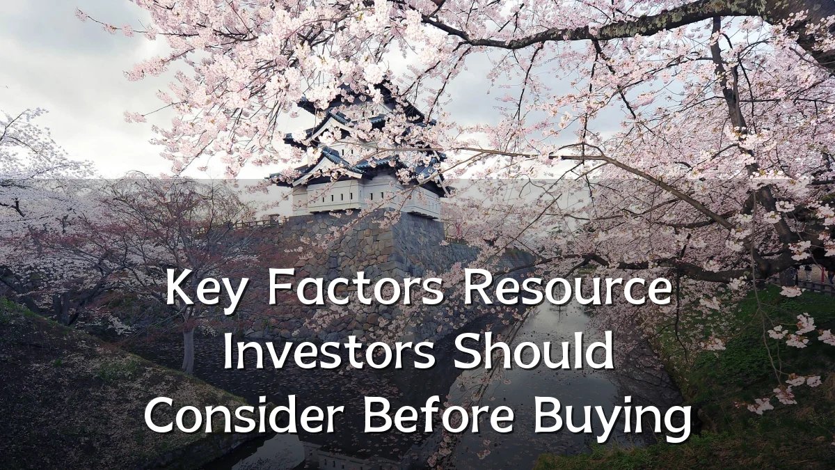 Key Factors Resource Investors Should Consider Before Buying