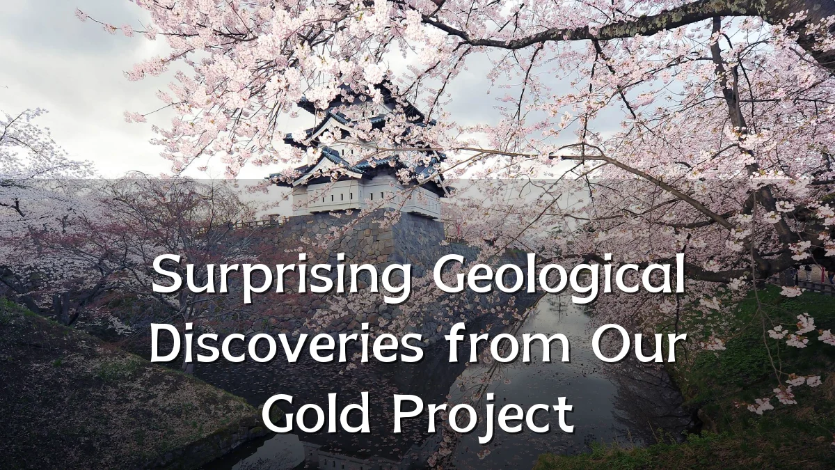 Surprising Geological Discoveries from Our Gold Project