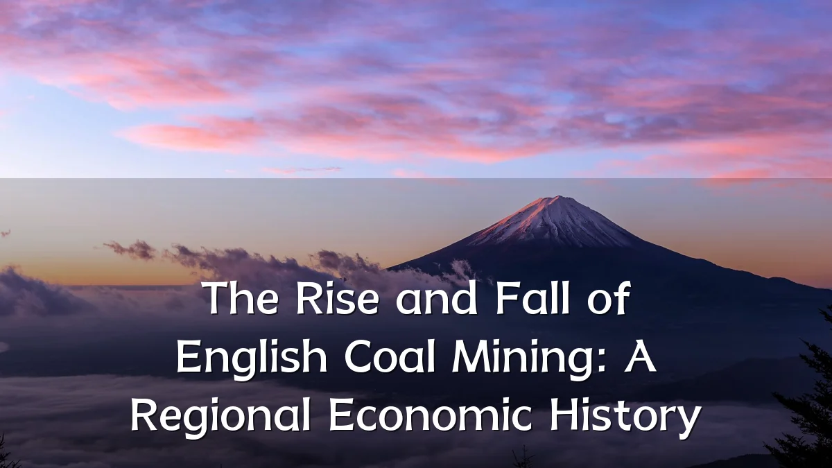 The Rise and Fall of English Coal Mining: A Regional Economic History