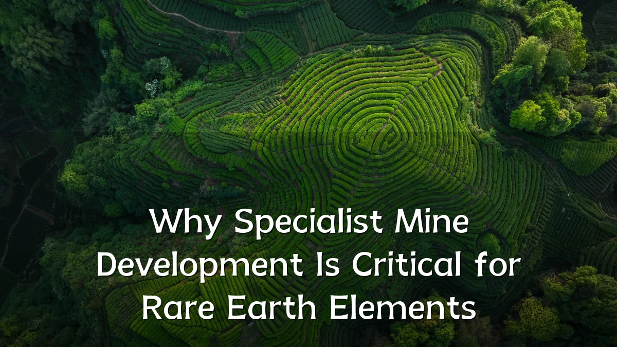 Why Specialist Mine Development Is Critical for Rare Earth Elements